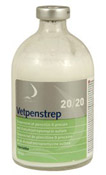 Vetpenstrep 20/20 Injectable 100ml
